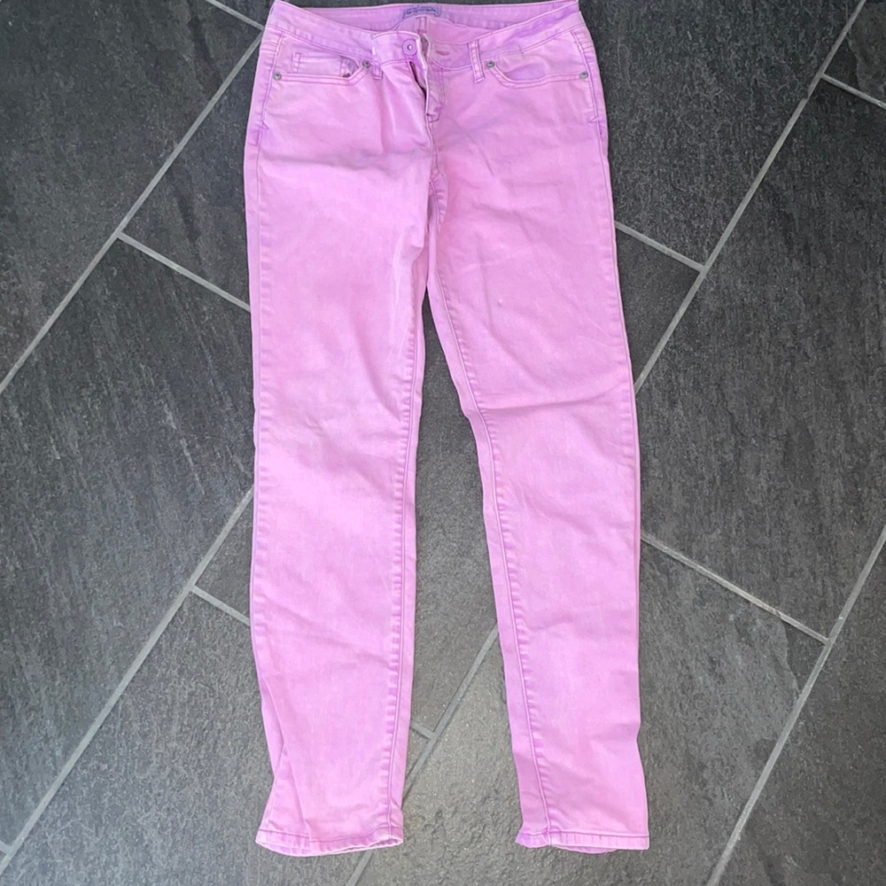Aeropostale Bayla skinny jeans size 9/10 purple
